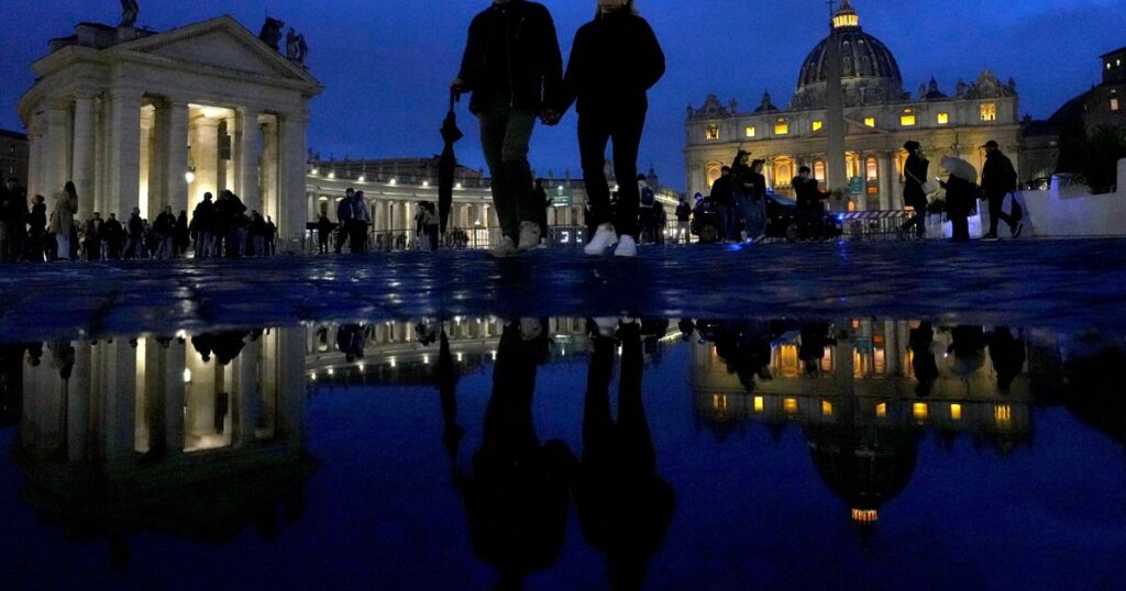 Thousands gather outside the Vatican to pray for Pope Francis’ health