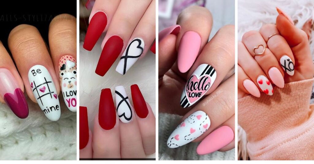 Valentine’s Day nail art designs