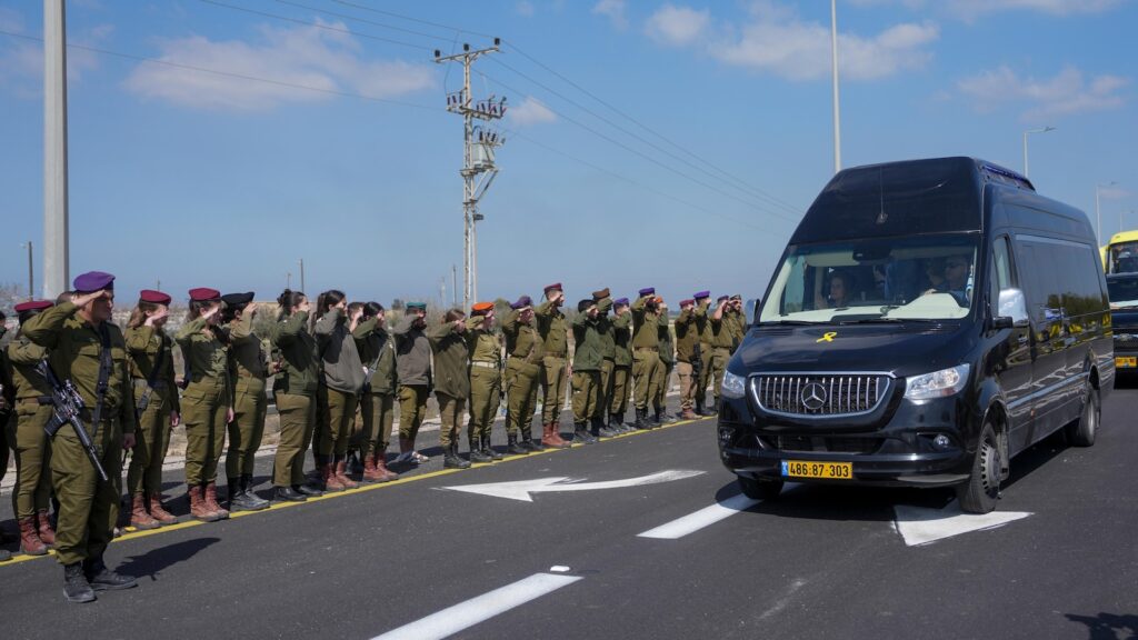 Israelis bid farewell to Shiri Bibas and her 2 young sons killed in captivity in Gaza