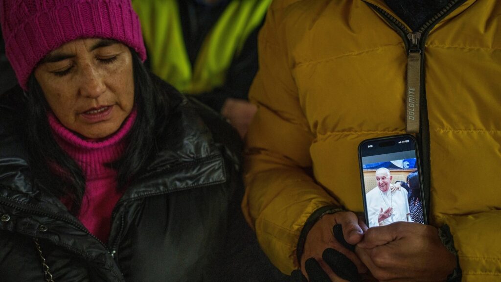 Thousands gather outside the Vatican to pray for Pope Francis' health