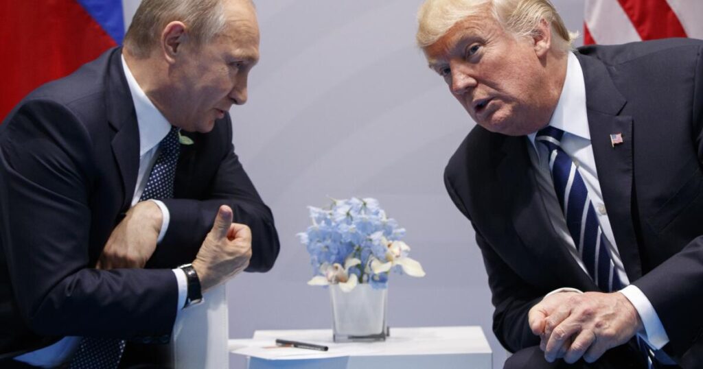 Column: President Trump acts like Russian dictator Putin's wingman