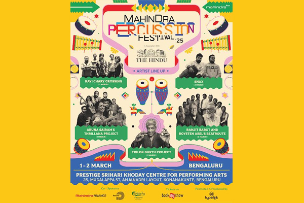 Mahindra Percussion Festival honours Ustad Zakir Hussain with a stellar lineup