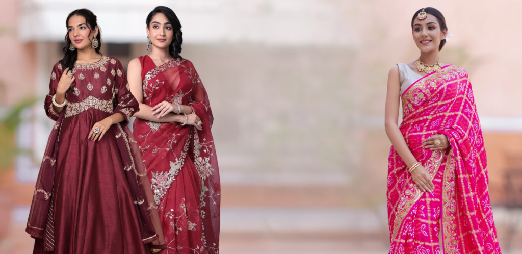 Sarees, Suits & Lehengas
– Zari Jaipur