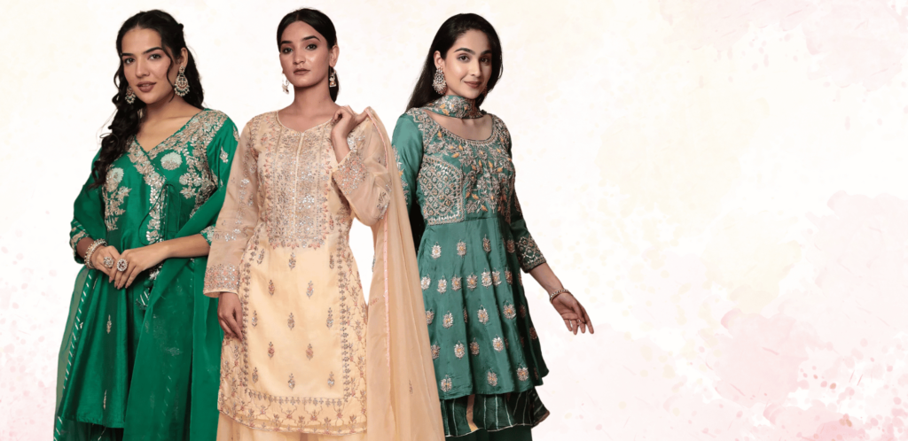 Explore Designer Ethnic Wear Suits for Women at Zari Jaipur