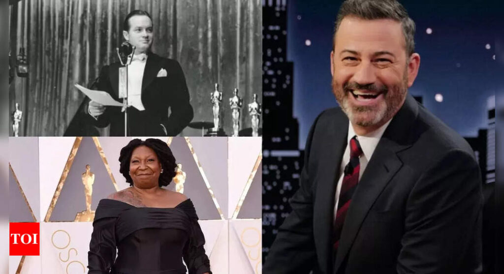 A Look Back at Iconic Oscar Hosts: From Bob Hope to Jimmy Kimmel and more |