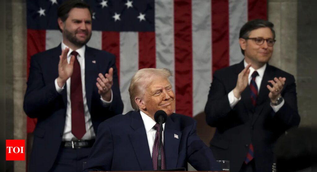 Transcript of President Donald Trump's speech to a joint session of Congress