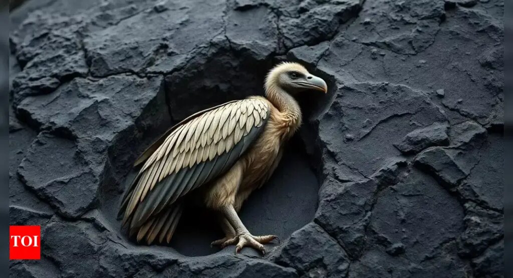 30,000 Year Old Fossil: 30,000 year old vulture that reveals completely new type of fossilisation