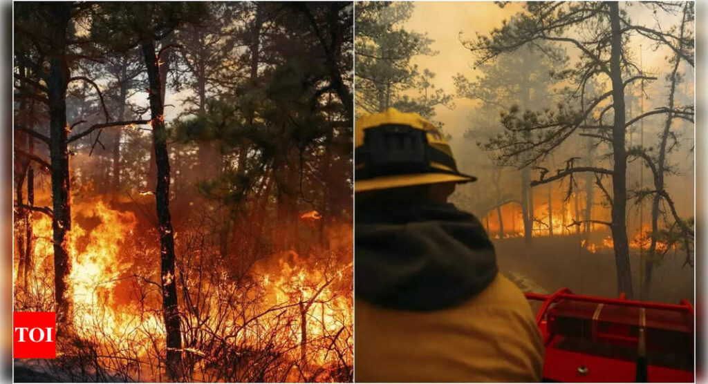 Wildfires force evacuations in North Carolina's Polk County, South Carolina declares 'emergency'