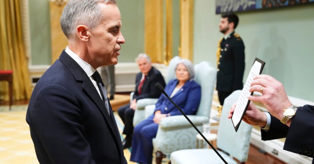 Mark Carney Is Sworn in as Canada's New Prime Minister