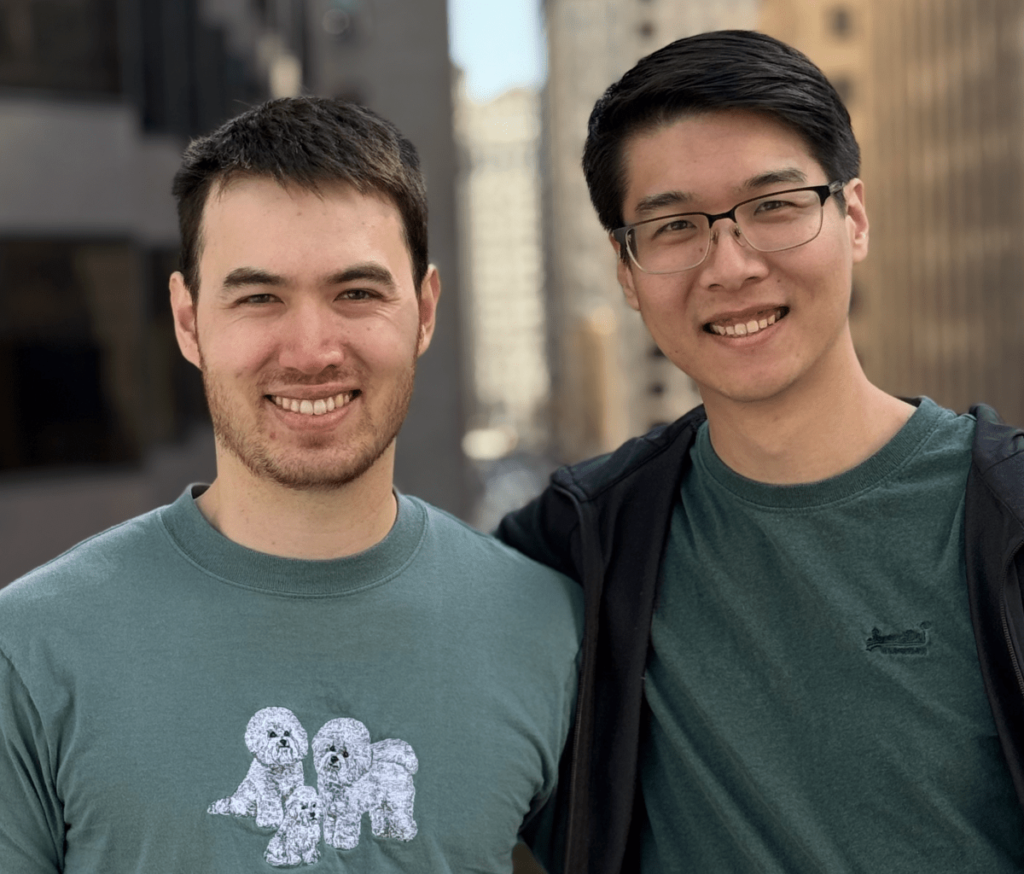 Image of Chris Weaver (left) and Yuhong Sun (right), the founders of Onyx.