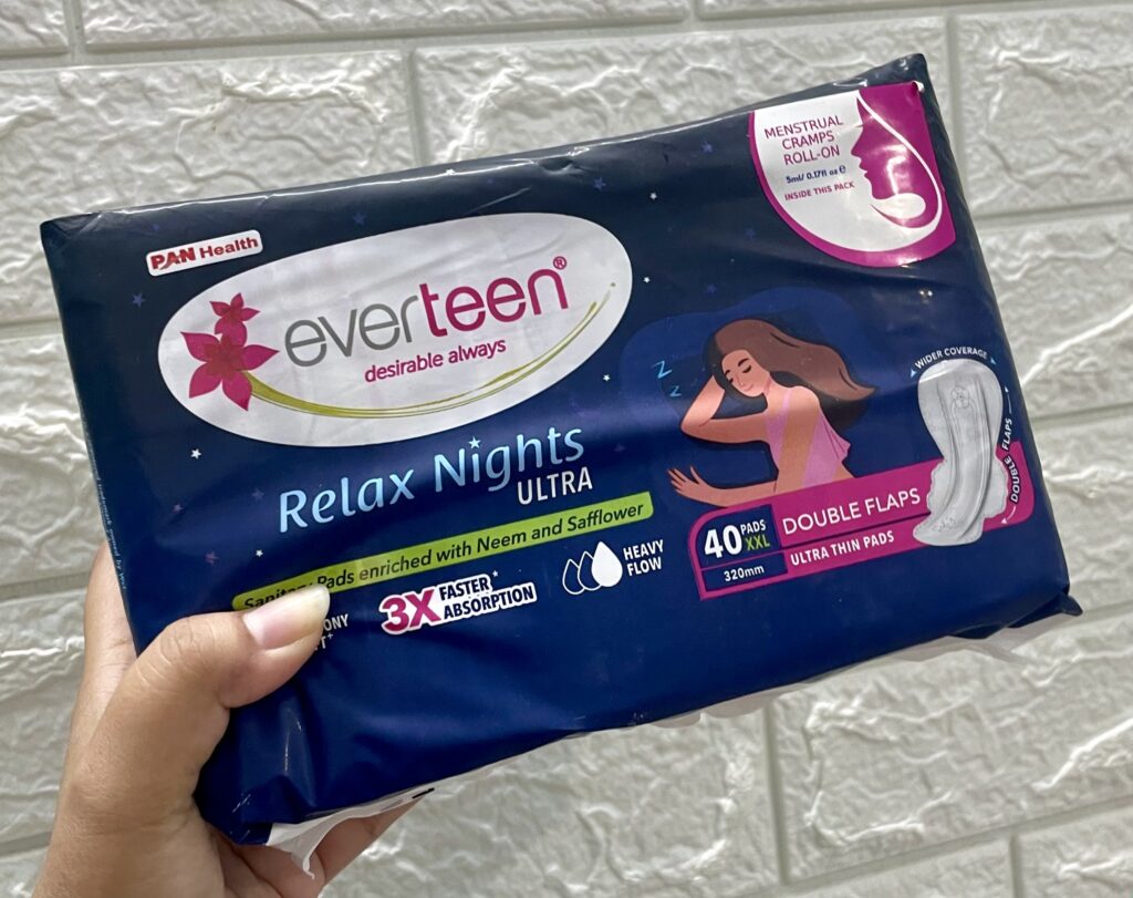 Sleep Easy with Everteen Relax Nights Ultra XXL Overnight Sanitary Pads