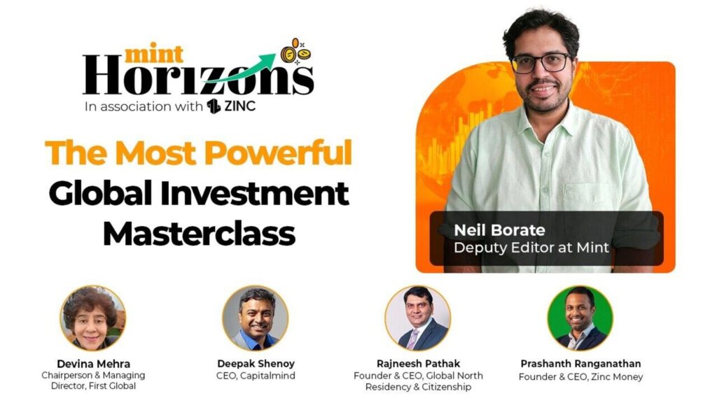 Mint Horizons, a masterclass series on global investing launches in Bengaluru