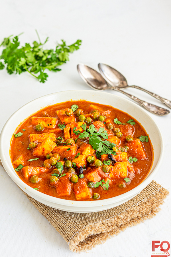 Best Ever Restaurant Style Matar Paneer