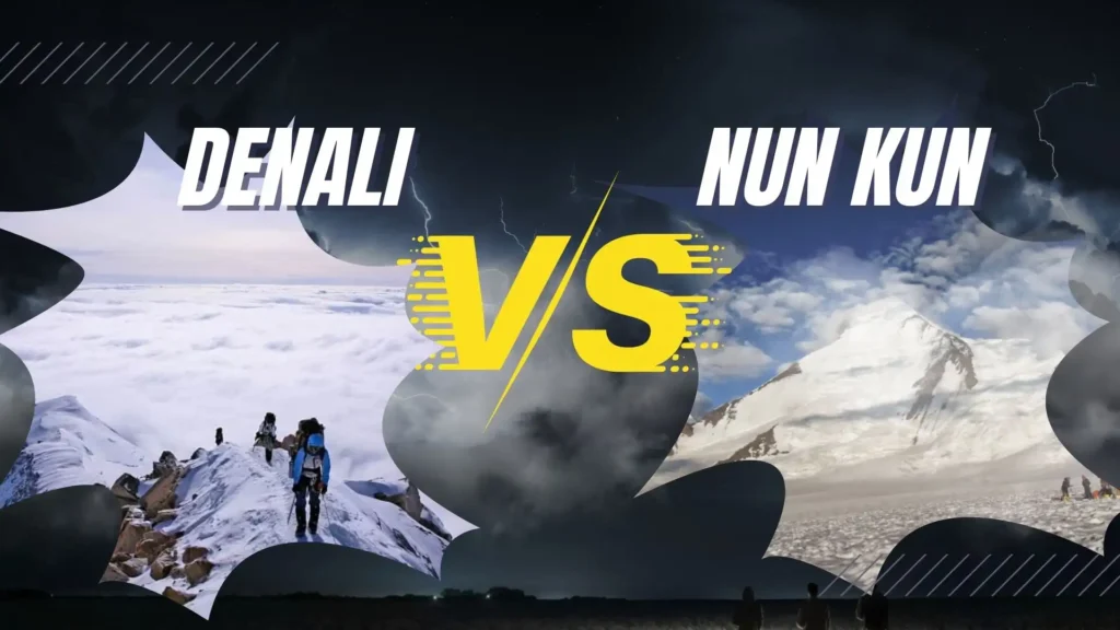 Mount Denali VS Mount Nun & Kun