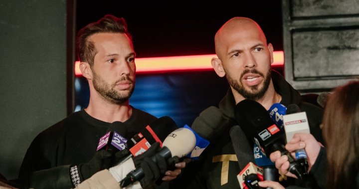 Andrew Tate and brother return to Romania for police check-in - National