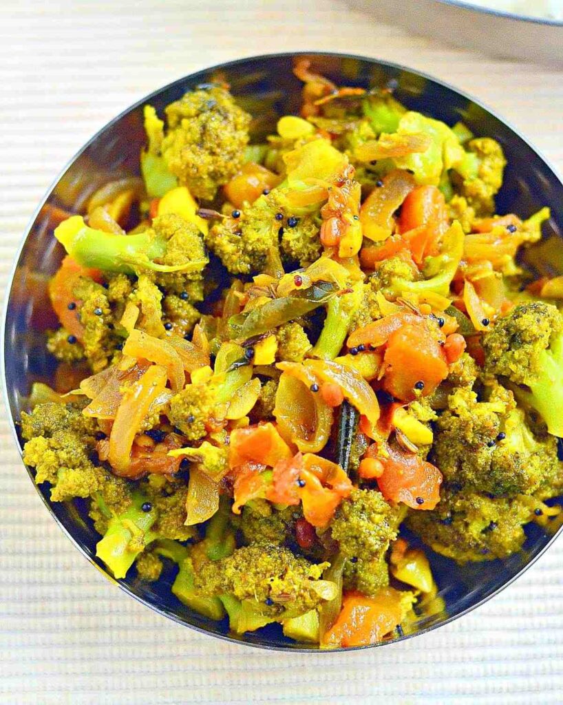 Broccoli Stir Fry | Indian Style Broccoli Poriyal