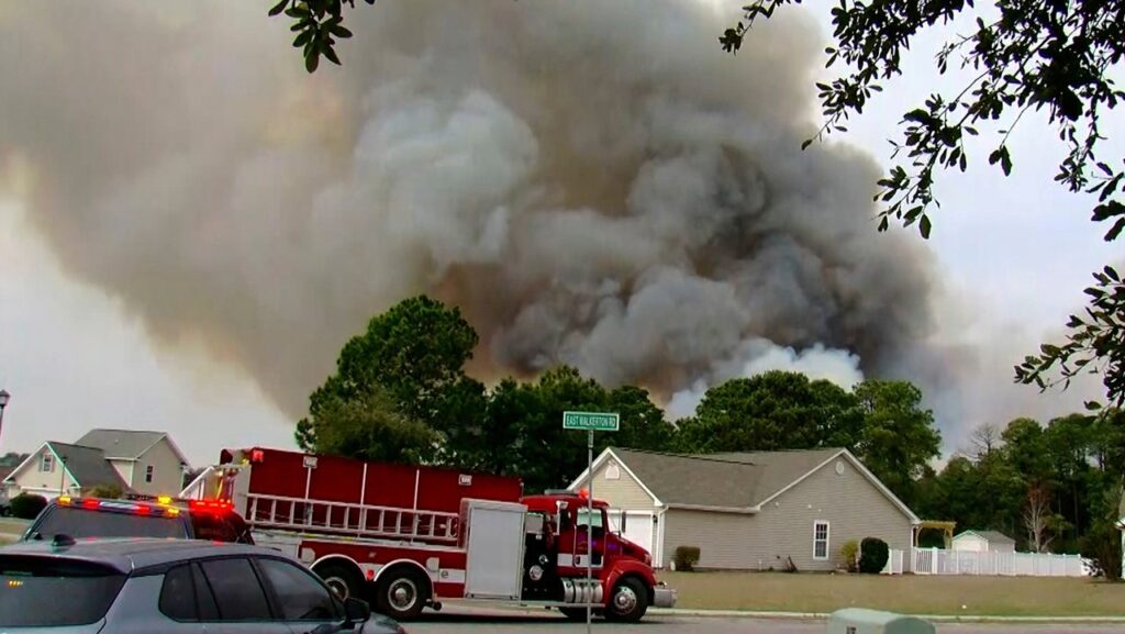 Wildfires scorch the Carolinas, SC Gov. McMaster declares state of emergency