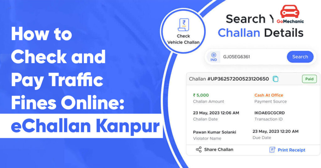 How to Check and Pay Traffic Fines Online: eChallan Kanpur