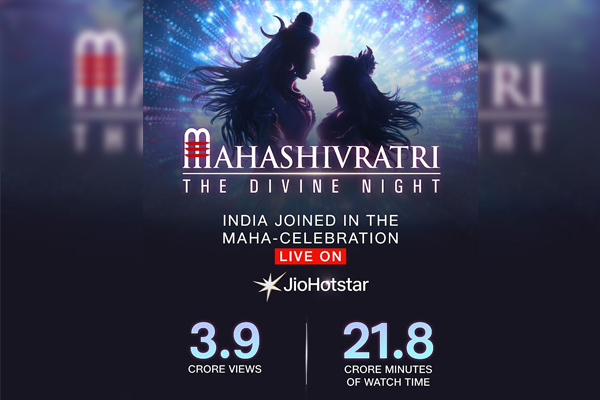 Mahashivratri: Livestream on JioHotstar attracts over 3.9 cr views, reinforcing future of digital-first cultural experiences