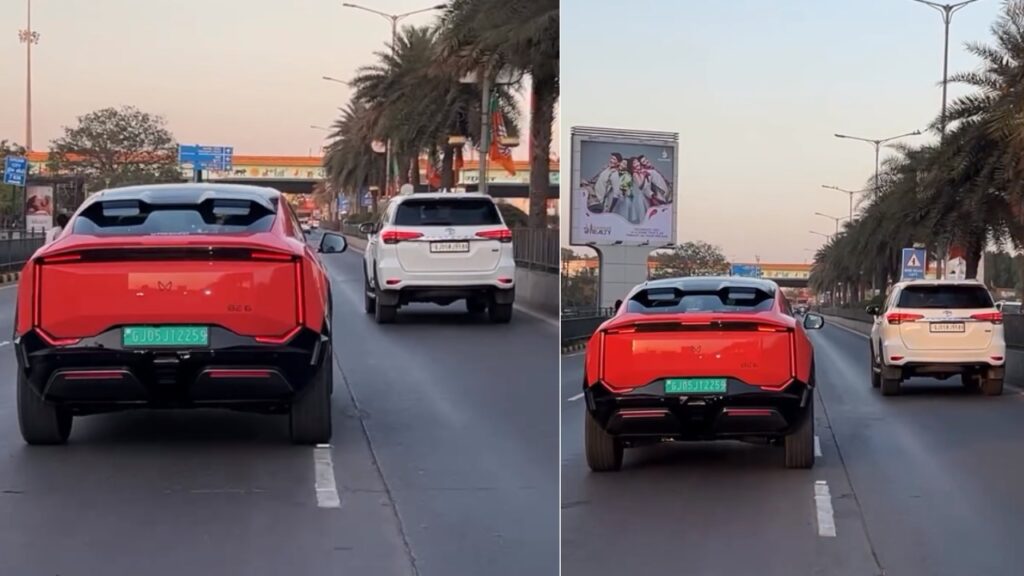 Mahindra Be 6 Seen Alongside Toyota Fortuner