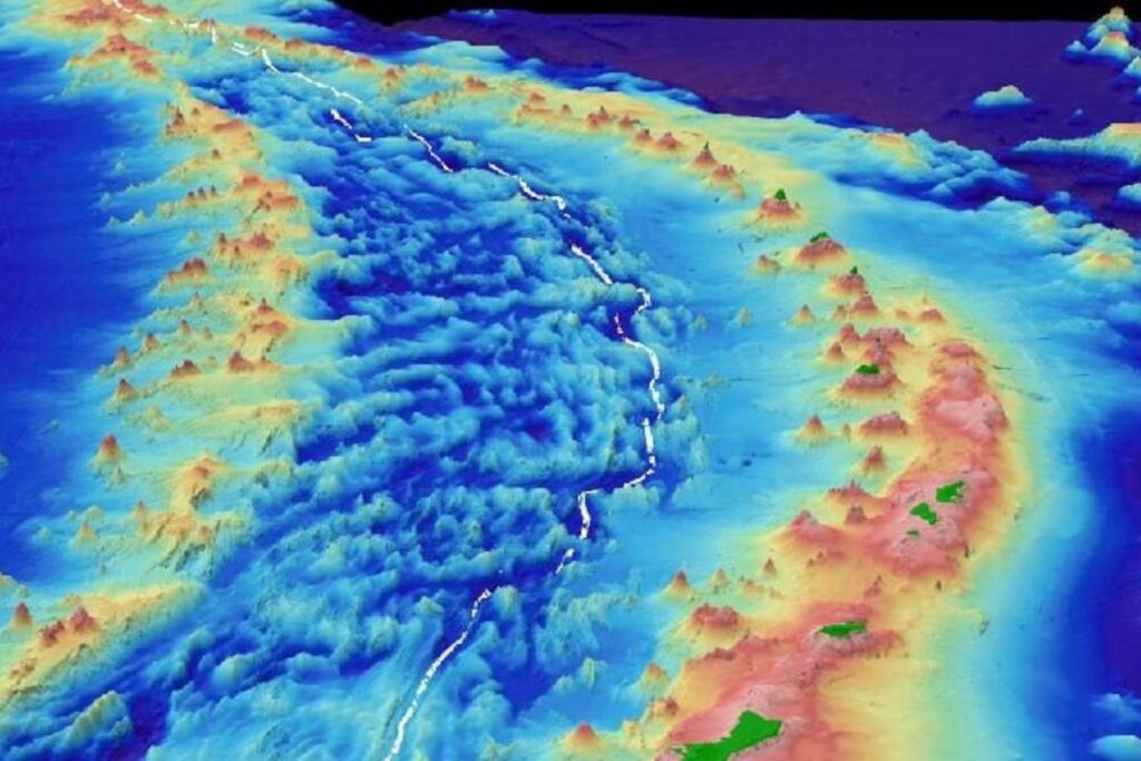 The Mariana Trench.