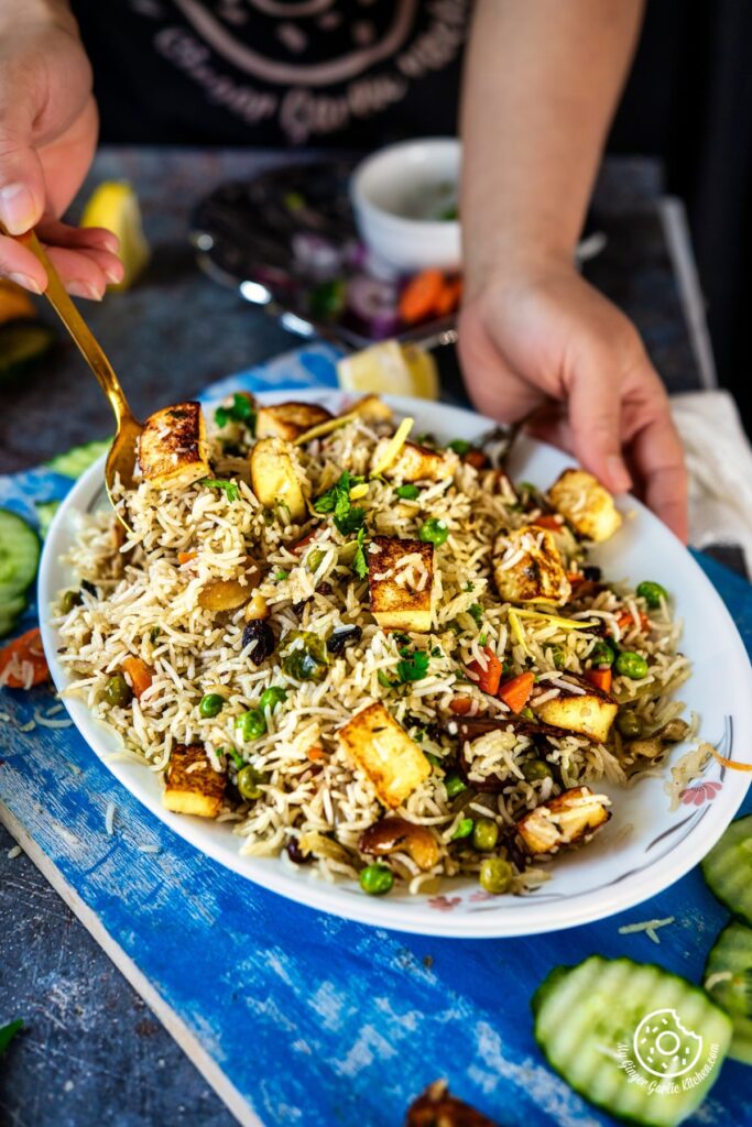 Paneer Pulao Recipe