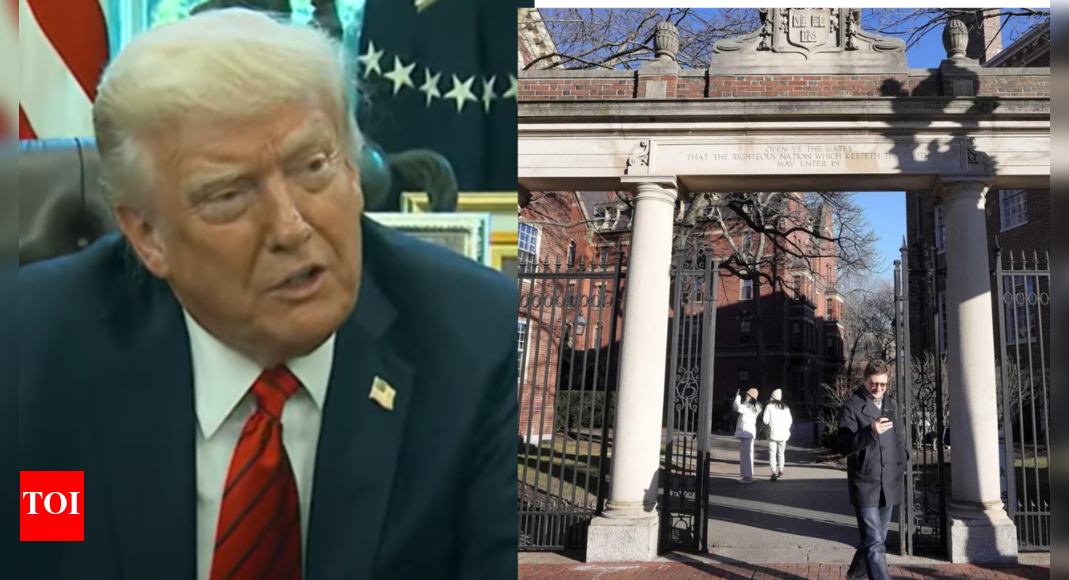‘A disgrace’: Donald Trump targets Harvard university amid $2.2 billion funding freeze