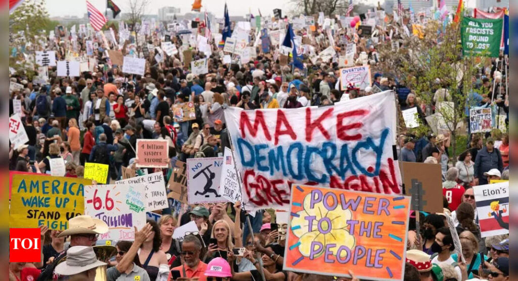 50501 protest against Trump today: List of cities hosting 'Hands off April 19' this weekend