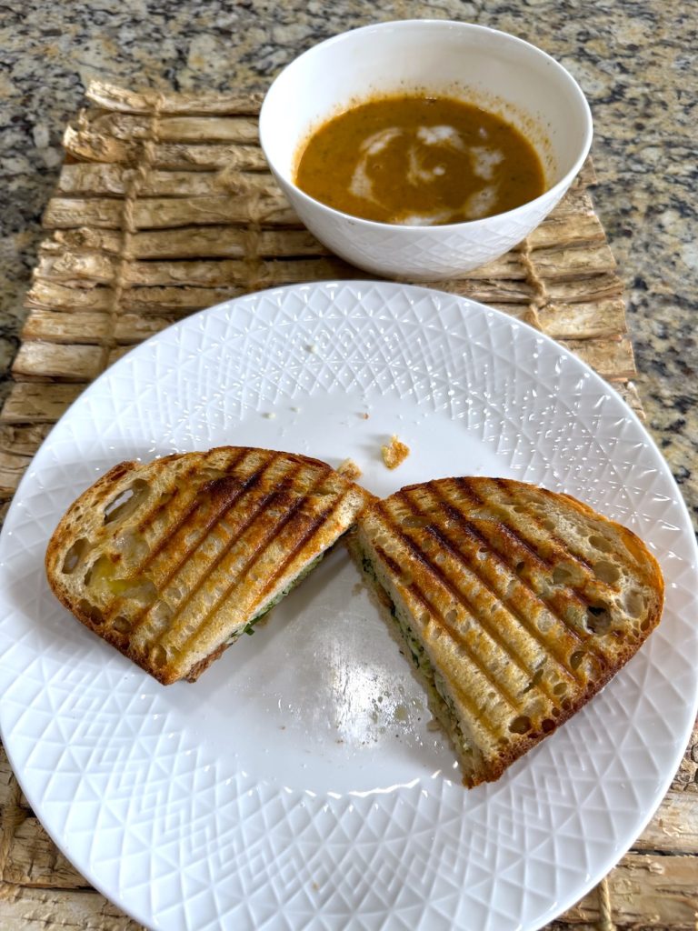 Chicken Sandwich on Sourdough Bread with Roasted Tomato Basil Soup – Cooking with Thas – Smart Cooking, Smart Living