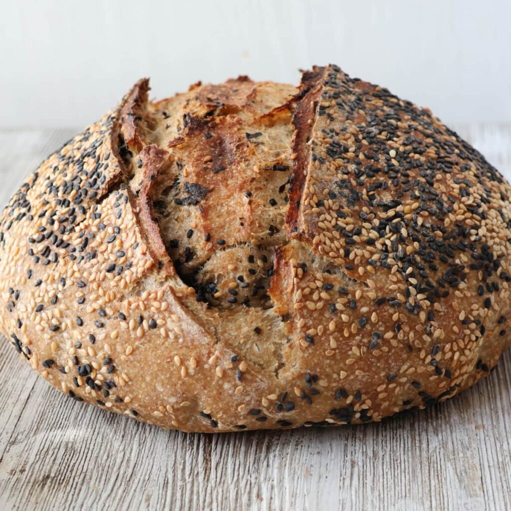 Furikake sourdough bread - Zesty South Indian Kitchen