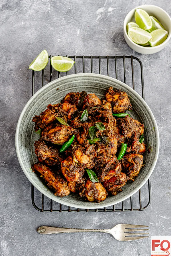 Restaurant Style Pepper Chicken Fry Recipe