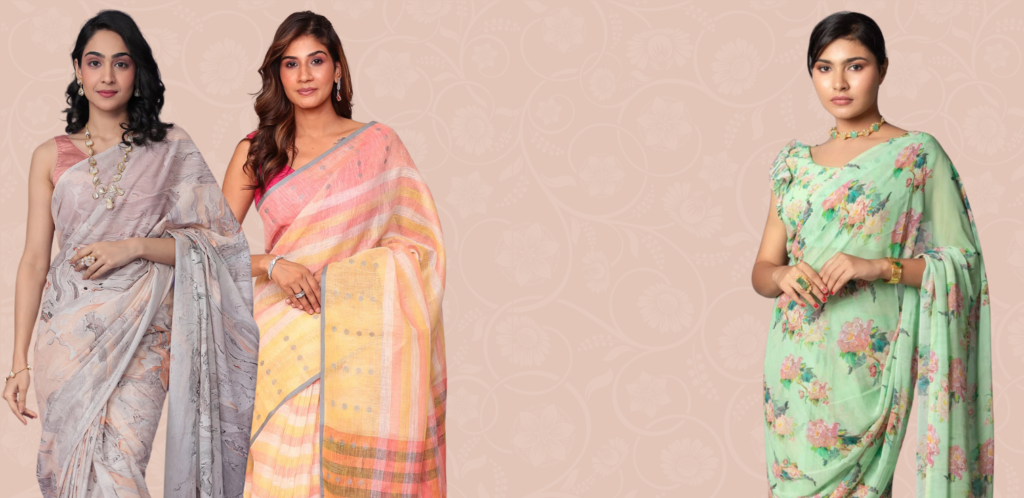 Trendy Lightweight Printed Sarees for Effortless Summer Styling by Zari Jaipur
