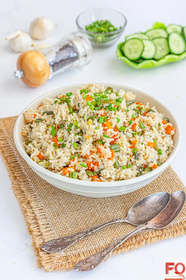 Most Popular Veg Fried Rice Restaurant Style-Flavor Quotient