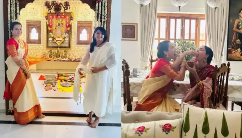 Kangana Ranaut Moves Into Century-Old MP Bungalow In Delhi, Celebrates 'Akshay Tritiya' With Family