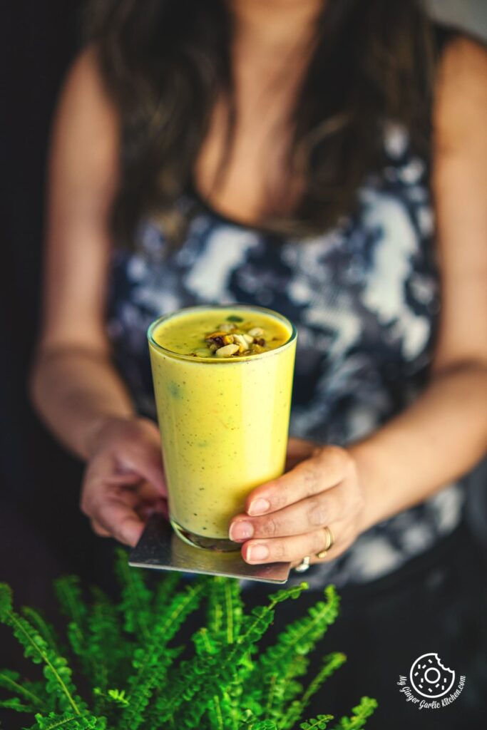 Badam (Almond) Milkshake Recipe