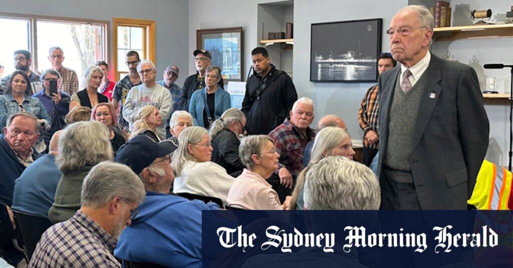Iowa senator Chuck Grassley is under siege and has Australia on the brain
