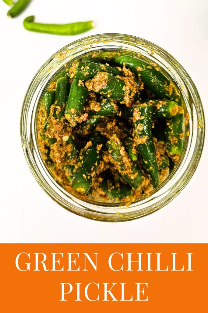 Green Chilli Pickle – Easy Instant Achar Without Sunlight