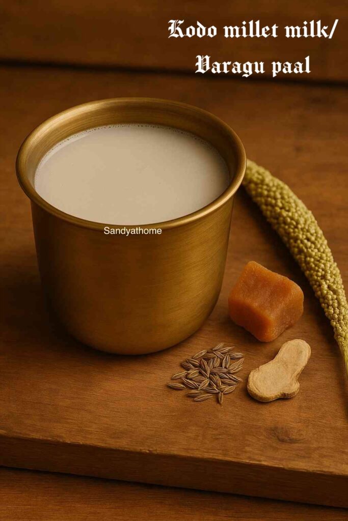 Millet Milk for Digestive Health and Vitality