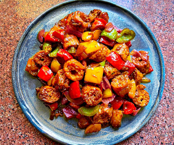 quick-stir-fry-chili-chicken-seekh-kebab-recipe