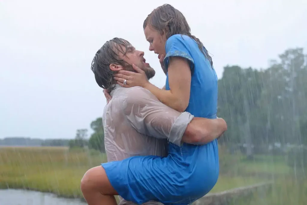 How Ryan and Rachel’s Rain Kiss Sparked Real Romance