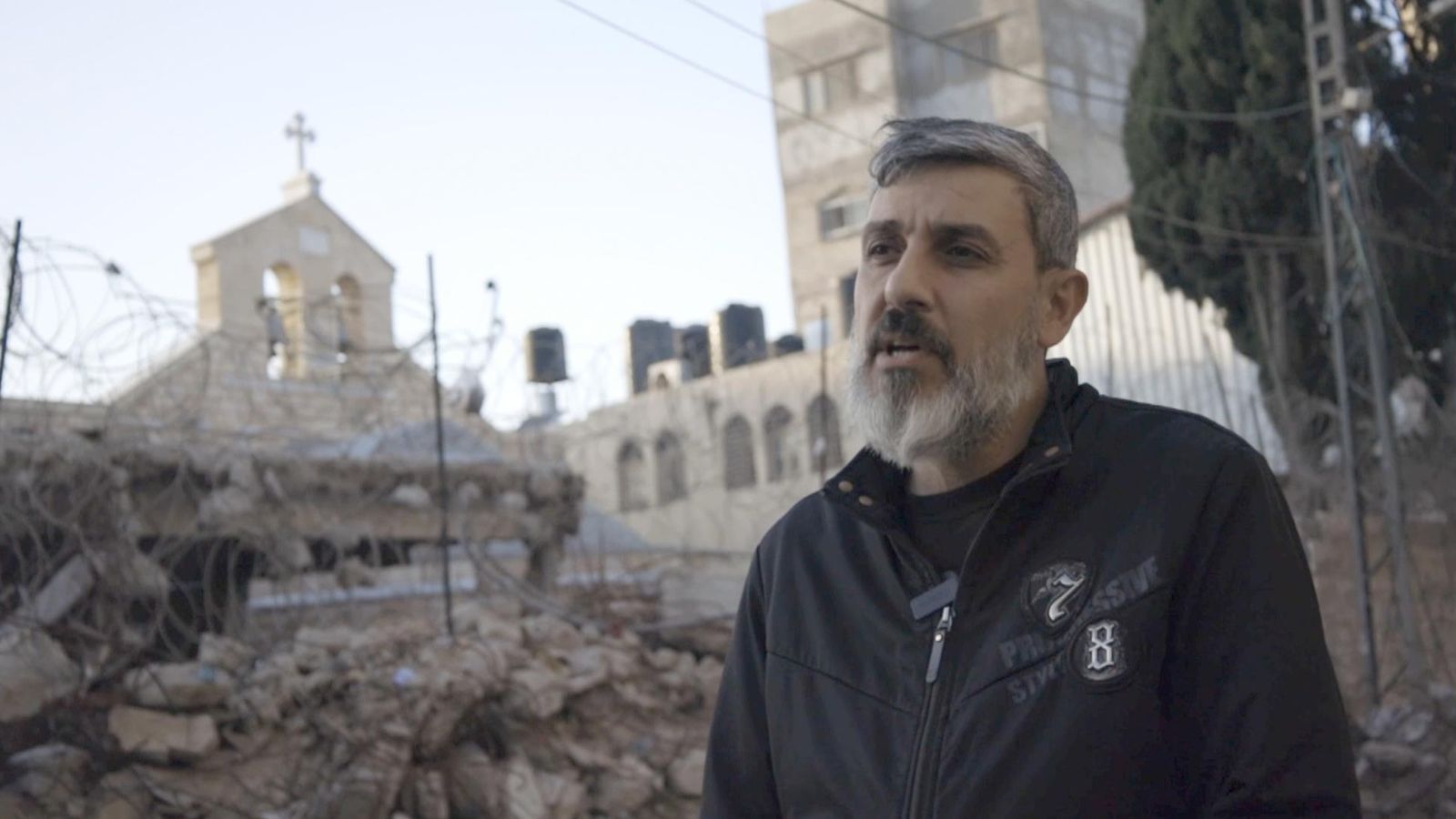 Gaza father grieves for children killed in Israeli airstrike on church building | World News