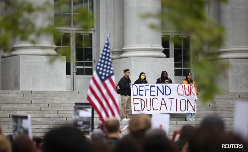 Donald Trump Continues Attacks On Universities, Calls Harvard "A Disgrace"