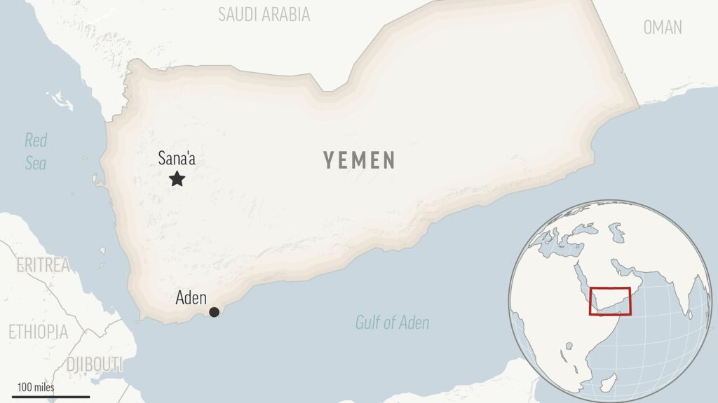 Suspected US airstrikes kill at least 7 people in Yemen, Houthi rebels say