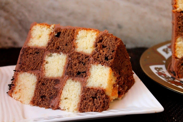 Battenberg cake recipe | Checkerboard Cake Recipe