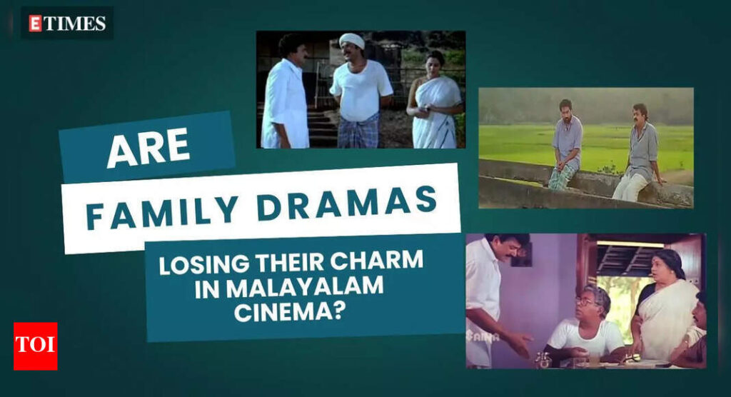 Are family dramas losing their charm in Malayalam cinema? Thrillers and action films steal the spotlight | Malayalam Movie News