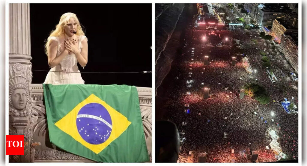Lady Gaga breaks Madonna's record; performs at FREE concert for 2.5 million fans at Copacabana Beach - WATCH |