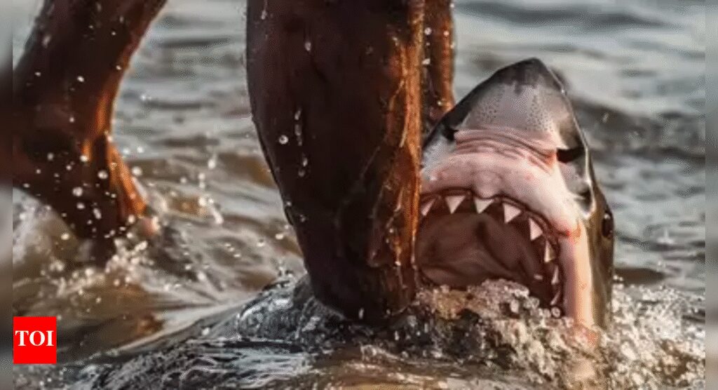 'Alpha predator' sharks and humans clash on an Israeli beach