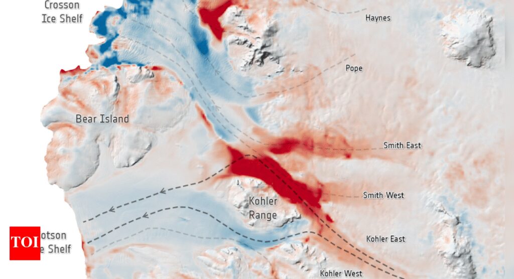 Ice theft in Antarctica: A glacier stealing ice from its neighbour, raising sea levels, as well as concerns |