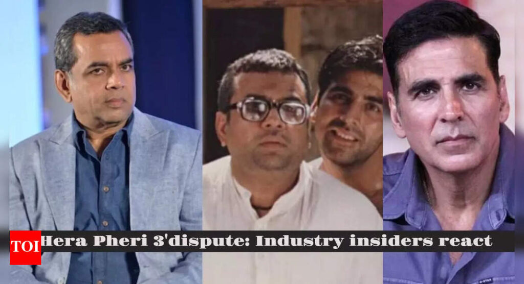 'Hera Pheri 3' dispute: 'Akshay Kumar and Paresh Rawal could have just sat across the table and sorted it,' say industry insiders as they react to the issue - EXCLUSIVE | Hindi Movie News