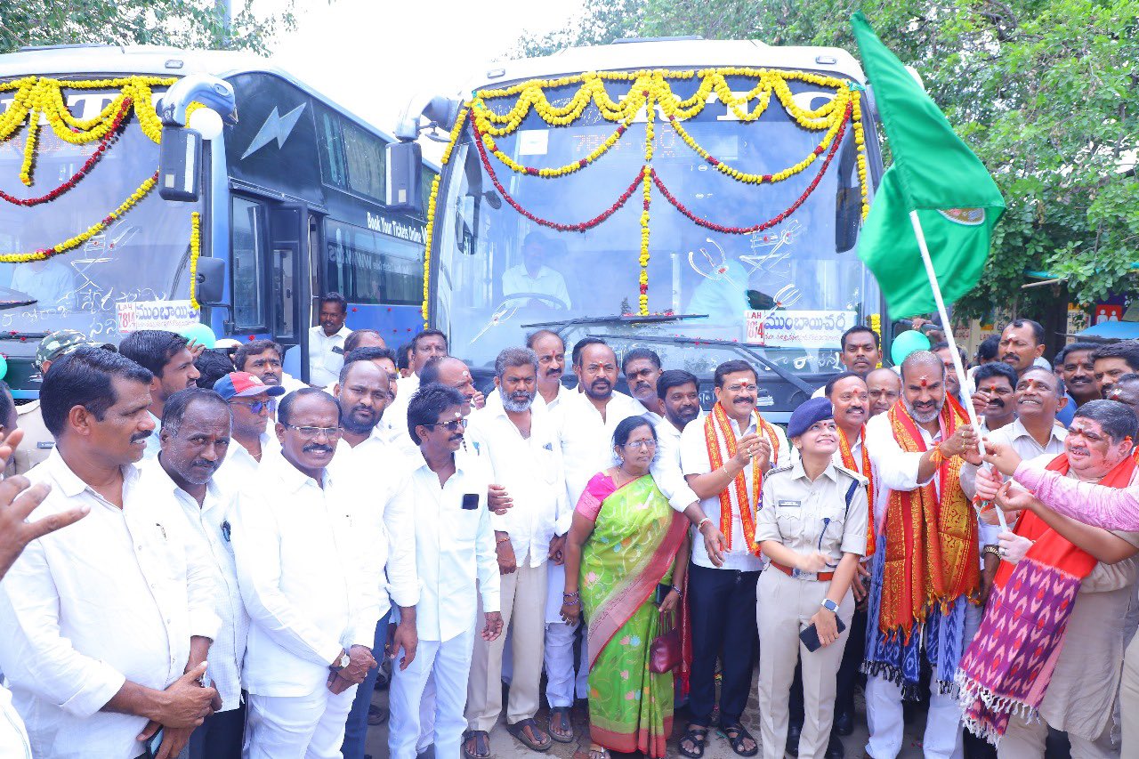 RTC Launches Two AC Buses from Vemulawada to Mumbai